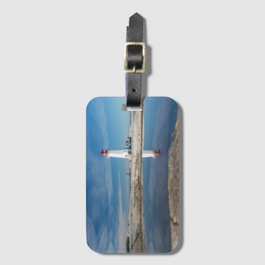 Peggy's vuurtoren | Canada Bagagelabel (Voorkant (verticaal))