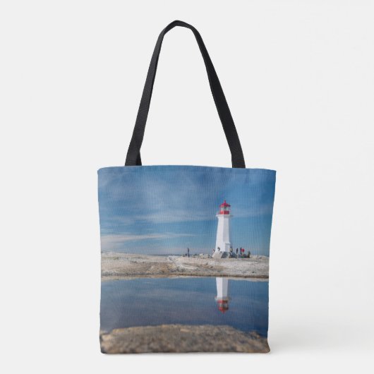 Peggy's vuurtoren | Canada Tote Bag (Achterkant)