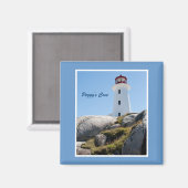 Peggy's vuurtoren magneet (Voorkant / Achterkant)