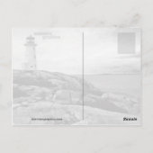 Peggy's vuurtoren van de grove briefkaart (Achterkant)