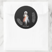 pegtatina con jesus misericordioso ronde sticker (Tas)