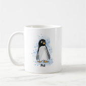 Peguin waterverf stijl koffiemok (Links)