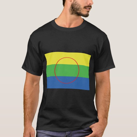 Peguis eerste nationale vlag t-shirt (Voorkant)