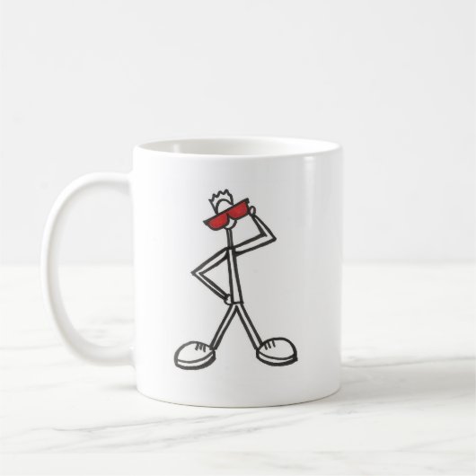 peh_onMug - geen rood vierkant Koffiemok (Links)