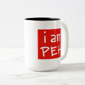 peh_onMug - mok + rood vierkant (Voorkant rechts)