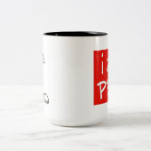 peh_onMug - mok + rood vierkant (Center)