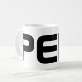 peh_onMug - PEH! Koffiemok (Voorkant links)