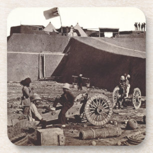 Pehlang Fort, 1860 (albumenzilverdruk) Drankjes Onderzetter