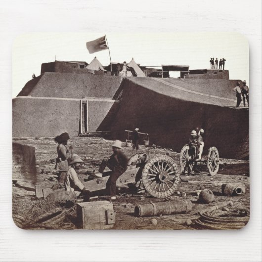 Pehlang Fort, 1860 (albumenzilverdruk) Muismat (Voorkant)