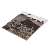 Pehlang Fort, 1860 (albumenzilverdruk) Tegeltje (Zijkant)