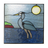PEI Blue Heron Tegeltje (Voorkant)