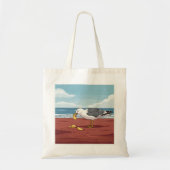 PEI Zeemeeuw Strandtas Tote Bag (Voorkant)