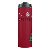 peiDeL's kerst tumbler Thermosbeker (Voorkant)