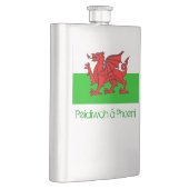 Peidiwch â Phoeni Welsh Hipflask Flacon (Rechts)