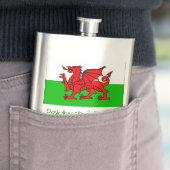 Peidiwch â Phoeni Welsh Hipflask Flacon (Voorbeeld)