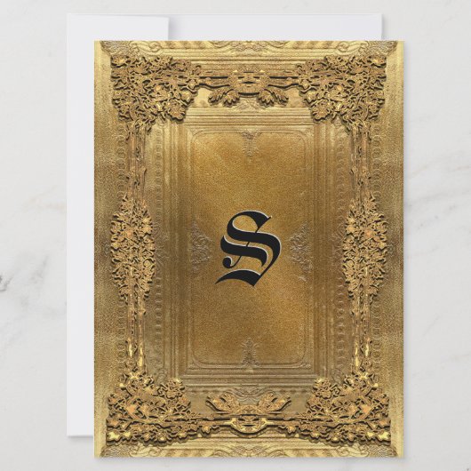 Peiffer Formal 6.5 x 8.75 Monogram Weddenschap Uit Kaart (Achterkant)