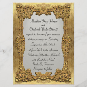 Peiffer Formal 6.5 x 8.75 Monogram Weddenschap Uit Kaart