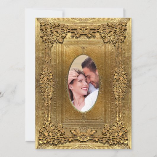 Peiffer Formele Foto Weddenschap 5.5 x 7.5 Kaart (Voorkant)