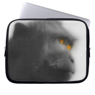 peinzende aap laptop sleeve