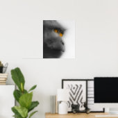 peinzende aap poster (Thuiskantoor)