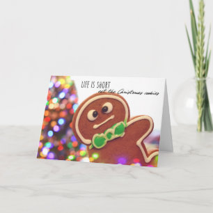 PEINZIG PFEFFERKUCHEN Wenskaart Bedankkaart