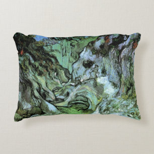 Peiroulets Ravine by Vincent van Gogh Decoratief Kussen