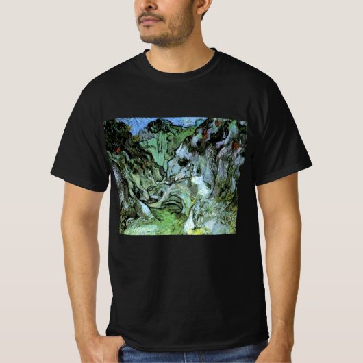 Peiroulets Ravine by Vincent van Gogh T-shirt (Voorkant)