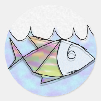 Peixinho de Arame Ronde Sticker