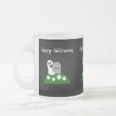 Pek A Boo Ghost Small Frosted Glass Mok (Links)