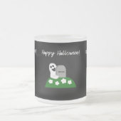 Pek A Boo Ghost Small Frosted Glass Mok (Center)