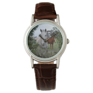 pekaboorpaarden,- horloge