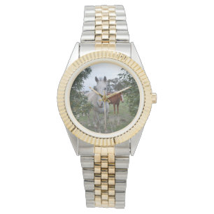 pekaboorpaarden,- horloge