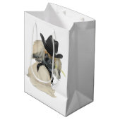 Peke Cowboy Medium Cadeauzakje (Voorkant Gekanteld)