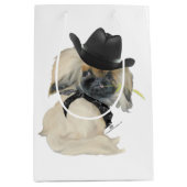 Peke Cowboy Medium Cadeauzakje (Voorkant)