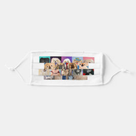 Peke Face Mask 2 White Stoffen Mondkapje