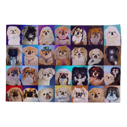 Peke Pillow Hoesje Kussensloop (Achterkant)