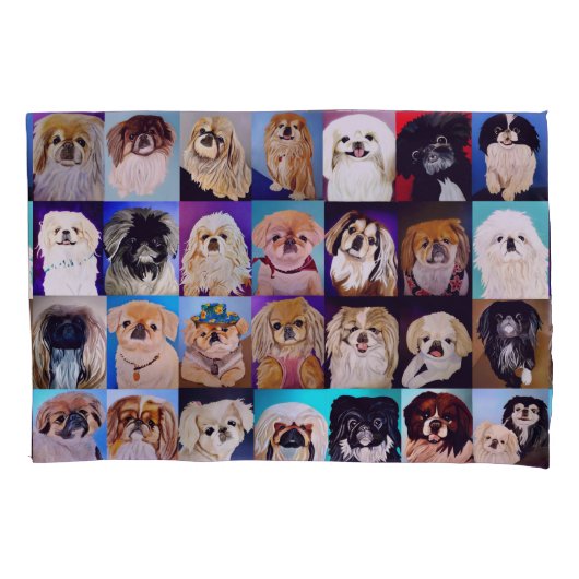 Peke Pillow Hoesje Kussensloop (Voorkant)