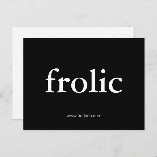 pekel briefkaart (Voorkant / Achterkant)