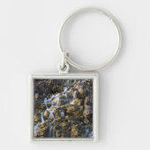 Pekel herfsten van vulkanisch gesteente drop off 2 sleutelhanger (Voorkant)