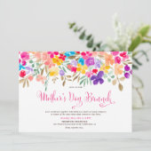 Pekel van geverfde tuinbouwplanten, moederdag kaart (Staand voorkant)