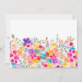 Pekel van geverfde tuinbouwplanten, moederdag kaart (Achterkant)