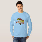 pekelkikker met man t-shirt (Voorkant volledig)
