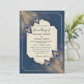 pekelveren trouwuitnodiging kaart (Staand voorkant)