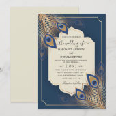 pekelveren trouwuitnodiging kaart (Voorkant / Achterkant)