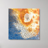 Pekelverf en roestvrij Abstract Canvas Afdruk (Voorkant)