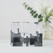 Pekelverf op hout briefkaart (Staand voorkant)