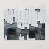 Pekelverf op hout briefkaart (Voorkant)