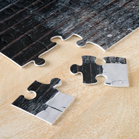 Pekelverf op hout legpuzzel (Zijkant)