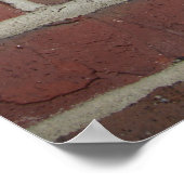 pekelwandtextuur afdrukken poster (Hoek)