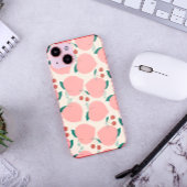 Pekers- en rode kersen fruitpatroon Case-Mate iPhone case